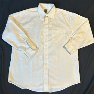 Joseph and Feiss Dress Shirt long sleeve Size 17 sleeve 32/33 pale yellow